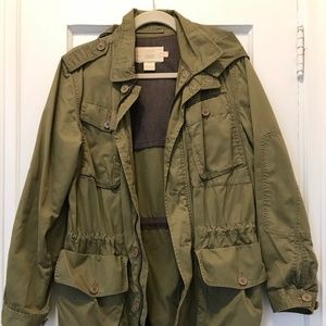 J Crew size 2 classic twill chino utility jacket